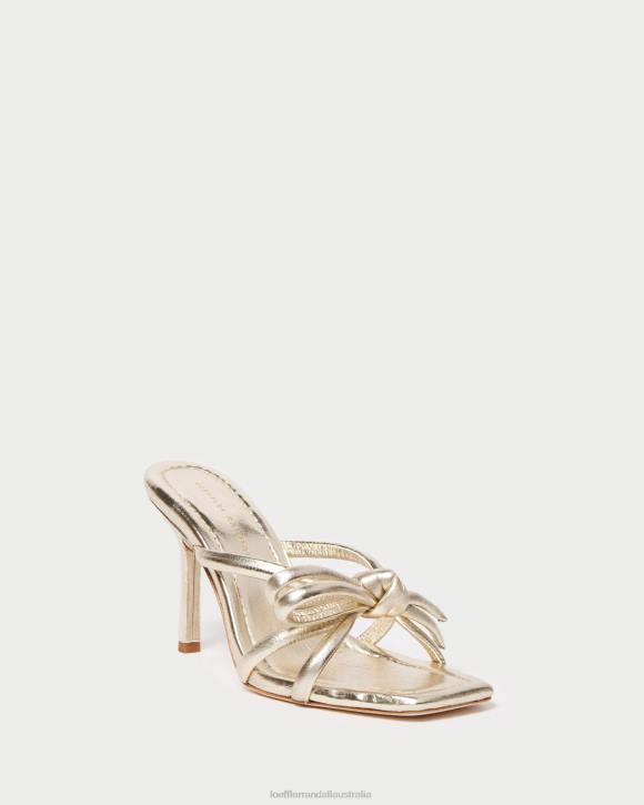 Shoes Champagne Loeffler Randall 044J31 Women Margi Bow Heel