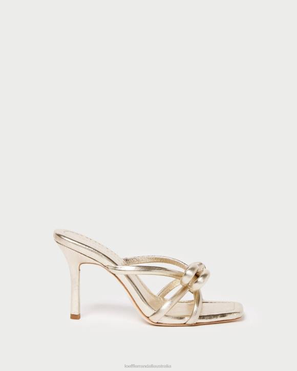Shoes Champagne Loeffler Randall 044J31 Women Margi Bow Heel