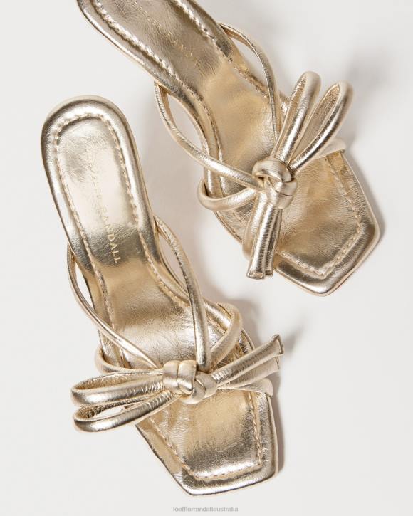 Shoes Champagne Loeffler Randall 044J31 Women Margi Bow Heel