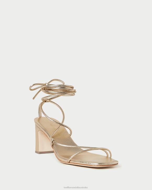 Shoes Champagne Loeffler Randall 044J37 Women Cosette Ankle Wrap Heel