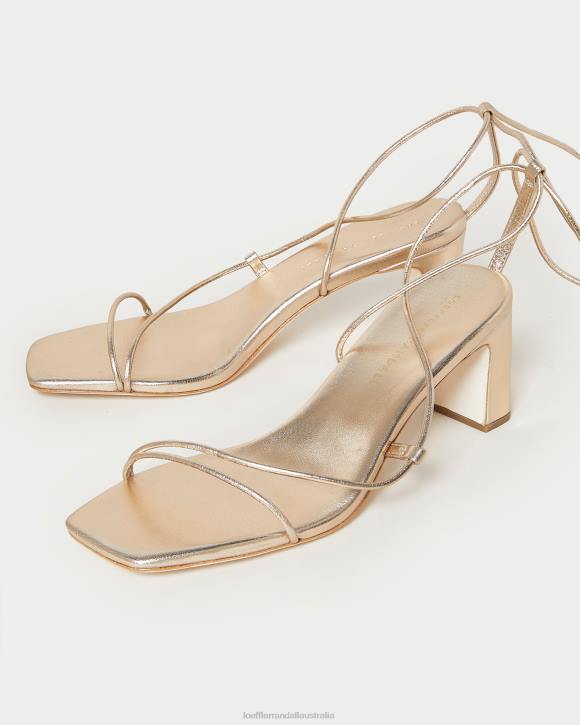 Shoes Champagne Loeffler Randall 044J37 Women Cosette Ankle Wrap Heel