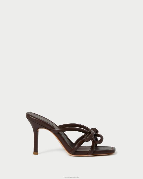 Shoes Chocolate Loeffler Randall 044J99 Women Margi Bow Heel
