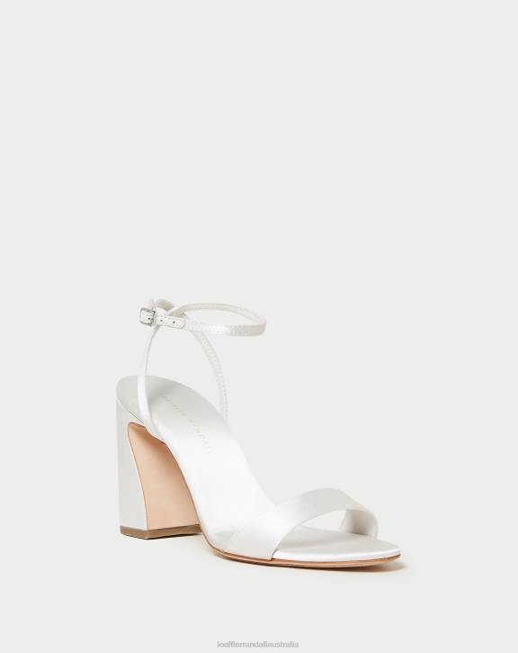 Shoes Cream Loeffler Randall 044J45 Women Malia Curved-Heel Sandal