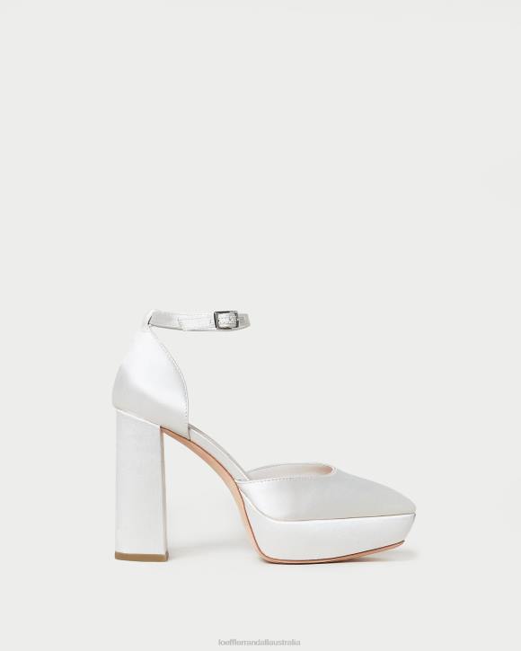 Shoes Cream Loeffler Randall 044J52 Women Selina Closed-Toe Platform