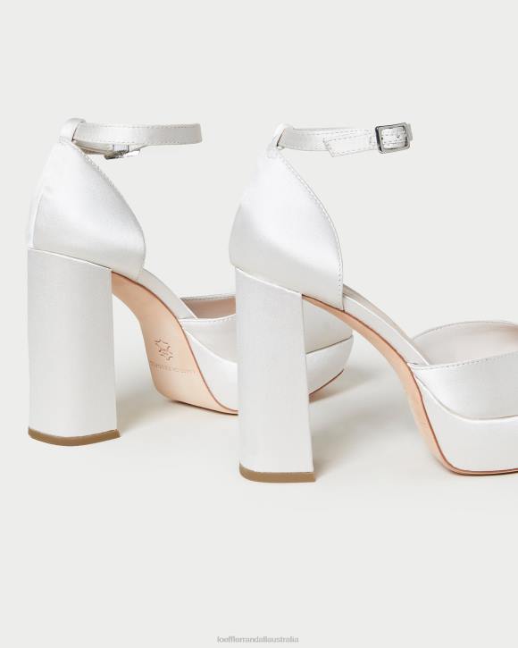 Shoes Cream Loeffler Randall 044J52 Women Selina Closed-Toe Platform