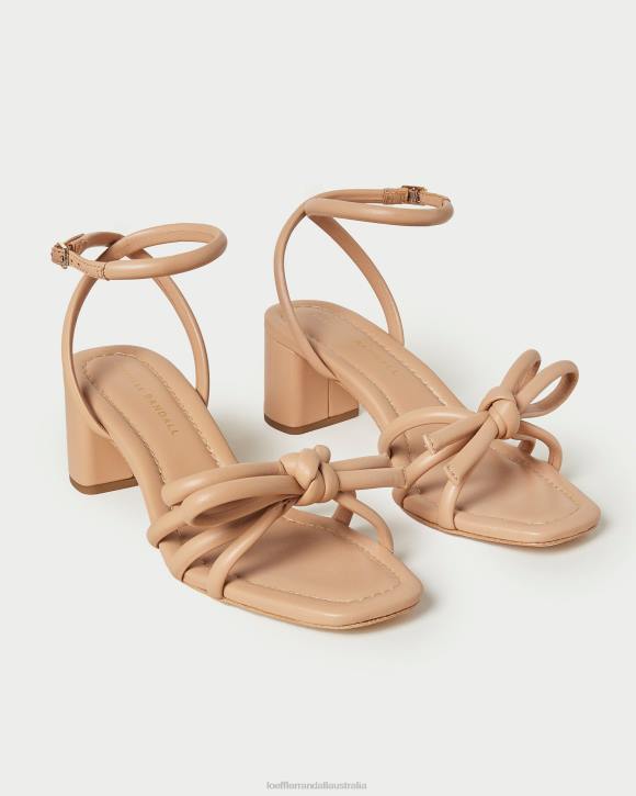 Shoes Dune Loeffler Randall 044J19 Women Mikel Bow Mid-Heel Sandal