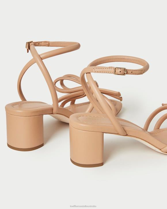 Shoes Dune Loeffler Randall 044J19 Women Mikel Bow Mid-Heel Sandal