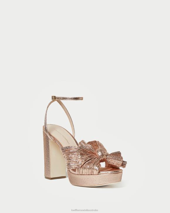 Shoes Dune Loeffler Randall 044J58 Women Natalia Platform Bow Heel