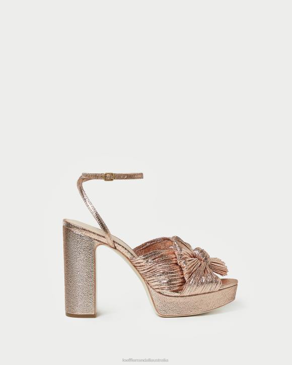 Shoes Dune Loeffler Randall 044J58 Women Natalia Platform Bow Heel