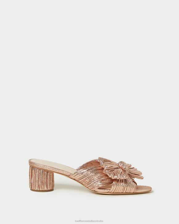 Shoes Dune Loeffler Randall 044J63 Women Emilia Pleated Bow Heel