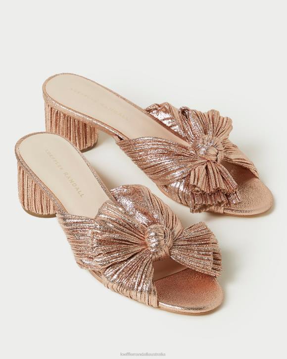 Shoes Dune Loeffler Randall 044J63 Women Emilia Pleated Bow Heel