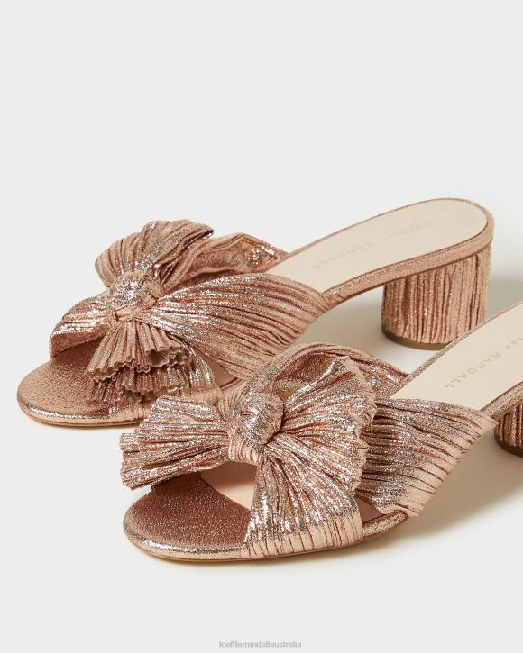 Shoes Dune Loeffler Randall 044J63 Women Emilia Pleated Bow Heel