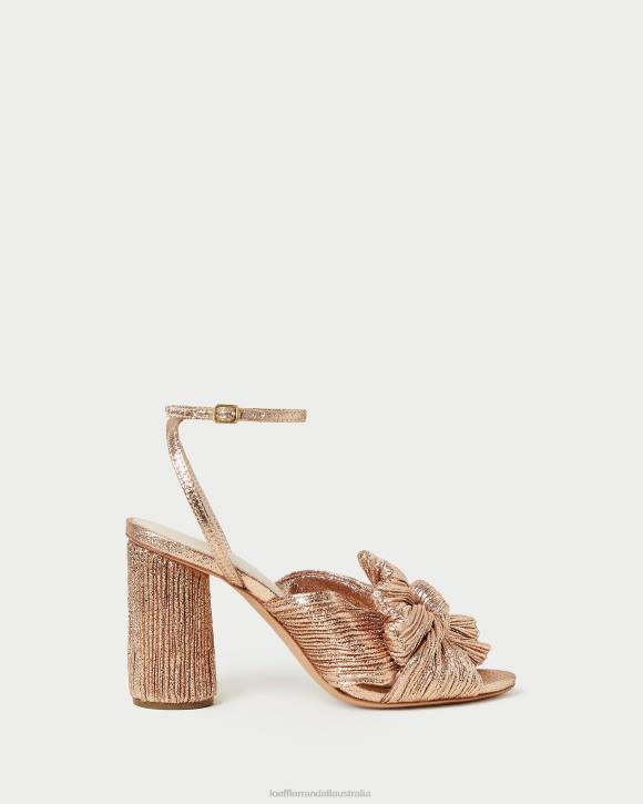 Shoes Dune Loeffler Randall 044J72 Women Camellia Pleated Bow Heel