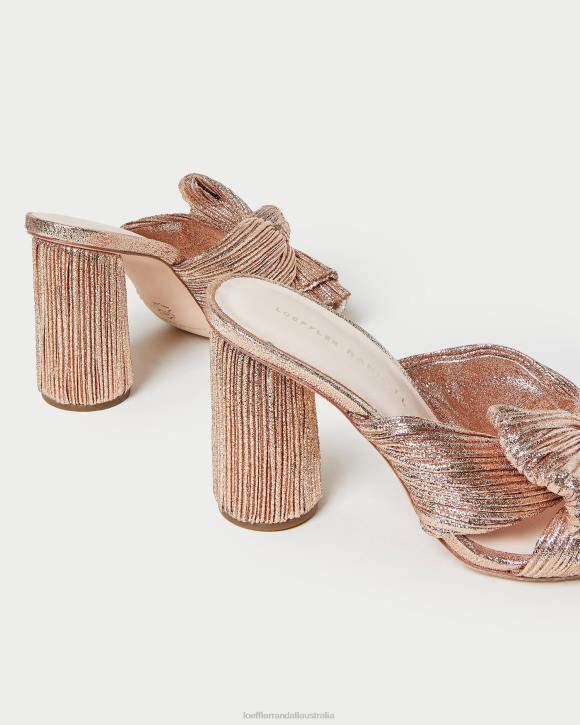 Shoes Dune Loeffler Randall 044J76 Women Penny Pleated Bow Heel