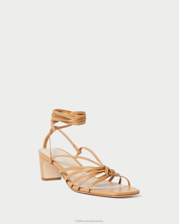 Shoes Honey Loeffler Randall 044J97 Women Lola Knot Lace-Up Mid-Heel