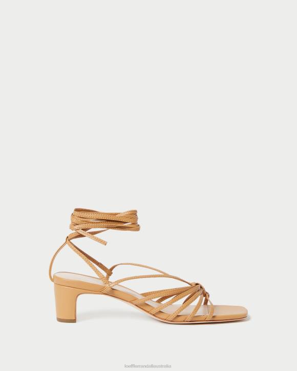 Shoes Honey Loeffler Randall 044J97 Women Lola Knot Lace-Up Mid-Heel