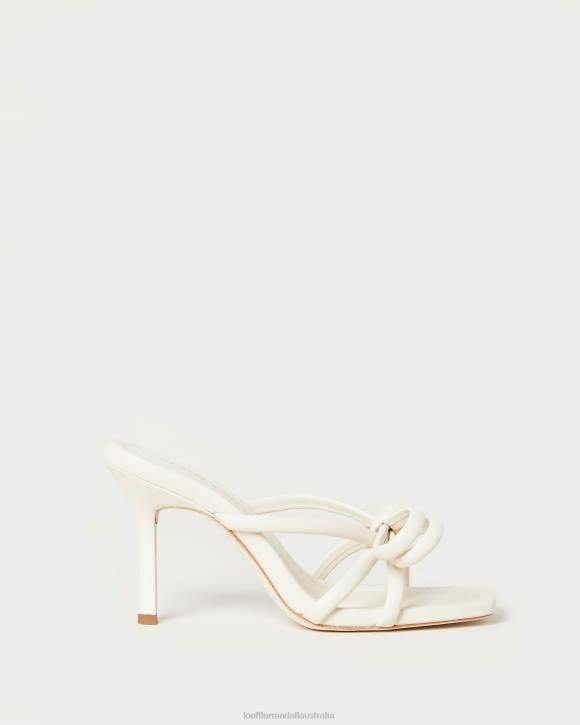 Shoes Optic White Loeffler Randall 044J44 Women Margi Bow Heel