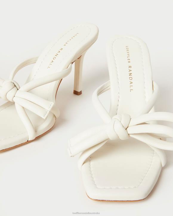 Shoes Optic White Loeffler Randall 044J44 Women Margi Bow Heel