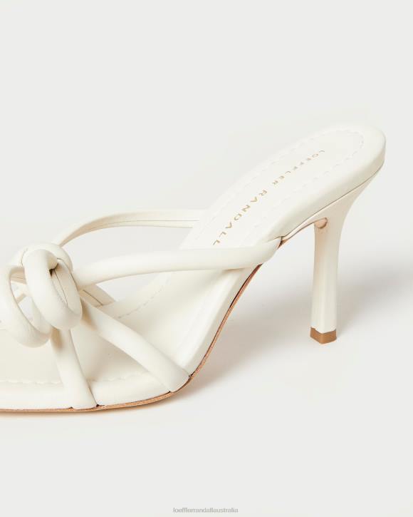 Shoes Optic White Loeffler Randall 044J44 Women Margi Bow Heel