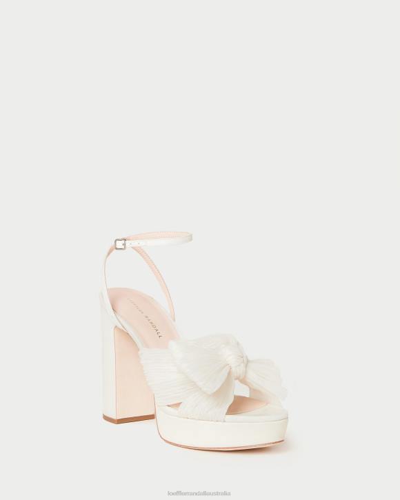 Shoes Pearl Loeffler Randall 044J14 Women Natalia Platform Bow Heel