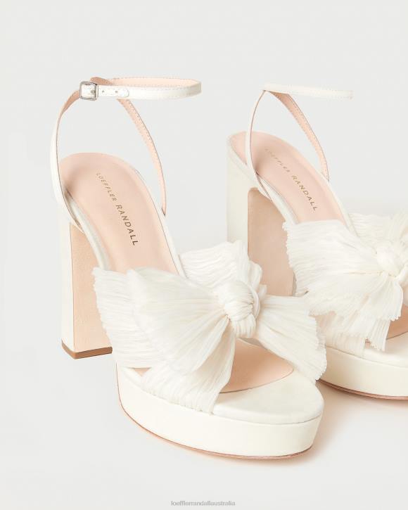 Shoes Pearl Loeffler Randall 044J14 Women Natalia Platform Bow Heel
