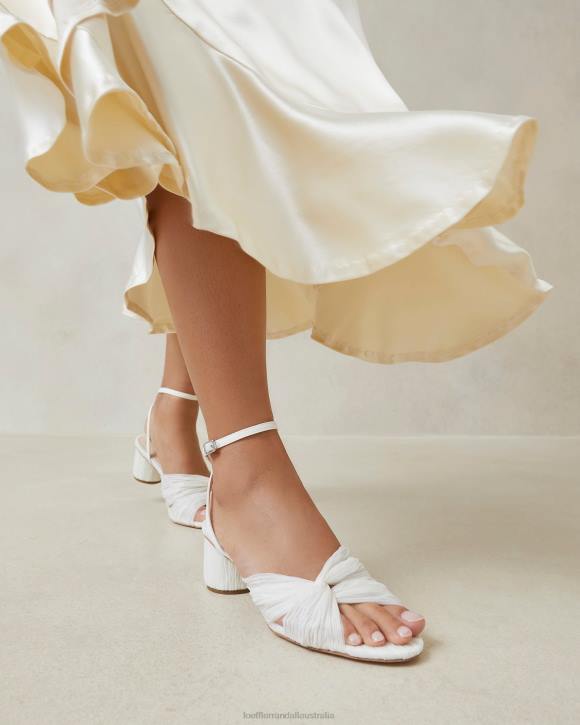 Shoes Pearl Loeffler Randall 044J33 Women Raegan Pleated Twist Heel
