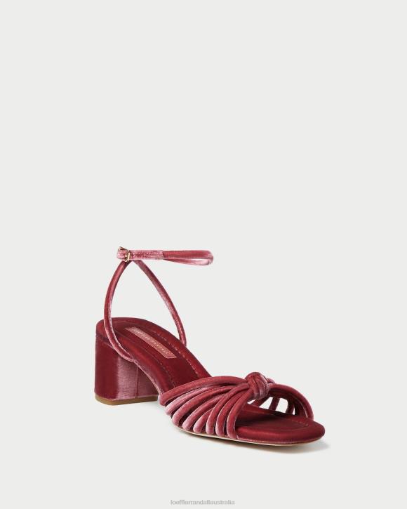 Shoes Tea Rose Loeffler Randall 044J80 Women Olivia Knot Mid-Heel