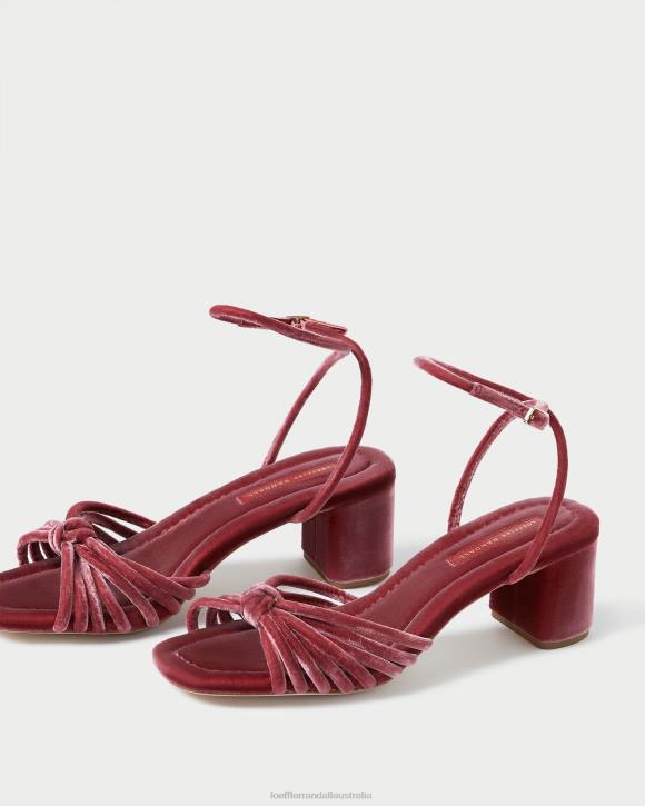 Shoes Tea Rose Loeffler Randall 044J80 Women Olivia Knot Mid-Heel