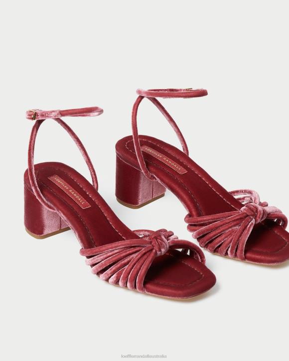Shoes Tea Rose Loeffler Randall 044J80 Women Olivia Knot Mid-Heel