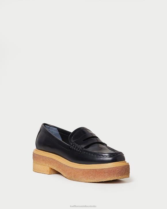 Shoes Black Loeffler Randall 044J311 Women Rikki Platform Loafer