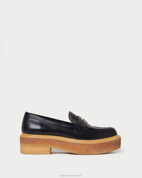 Shoes Black Loeffler Randall 044J311 Women Rikki Platform Loafer