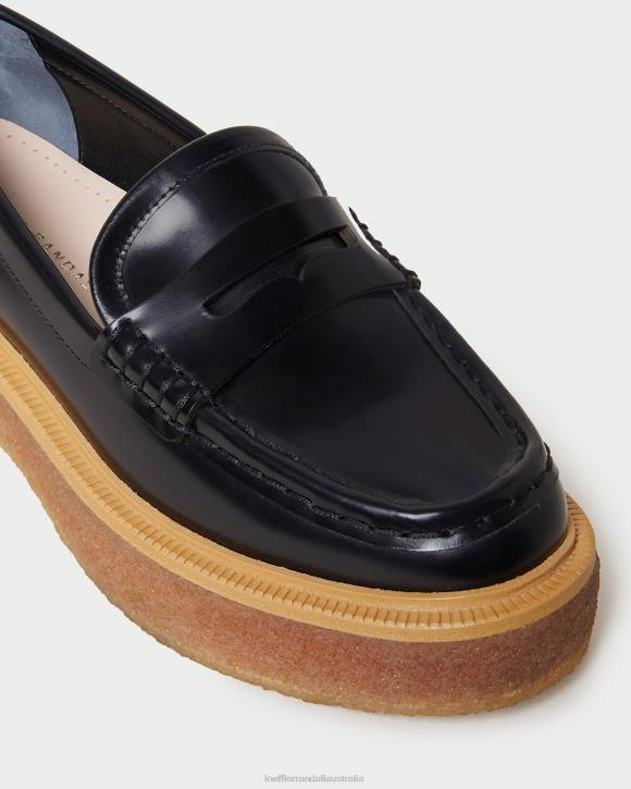 Shoes Black Loeffler Randall 044J311 Women Rikki Platform Loafer