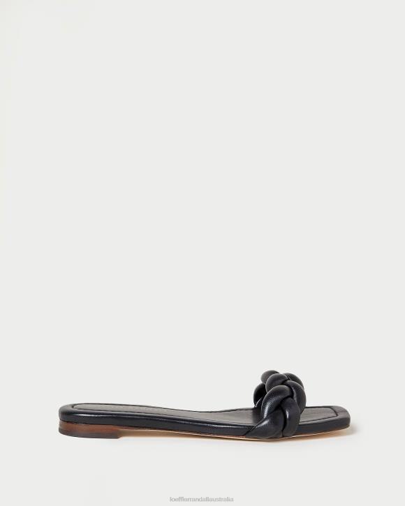Shoes Black Loeffler Randall 044J117 Women Jackson Braided Sandal