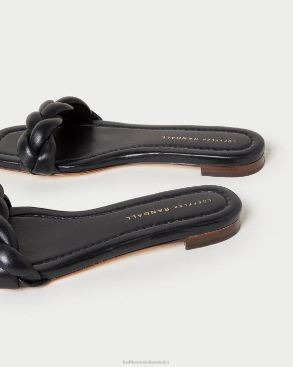 Shoes Black Loeffler Randall 044J117 Women Jackson Braided Sandal