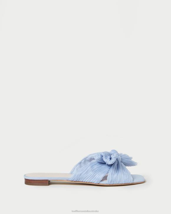 Shoes Blue Loeffler Randall 044J104 Women Daphne Bow Slide