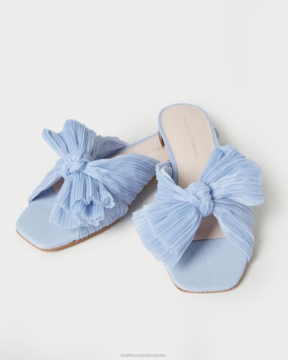 Shoes Blue Loeffler Randall 044J104 Women Daphne Bow Slide