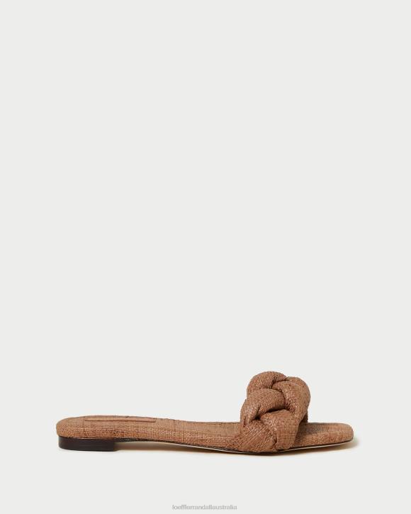 Shoes Brown Loeffler Randall 044J111 Women Joanna Braided Sandal