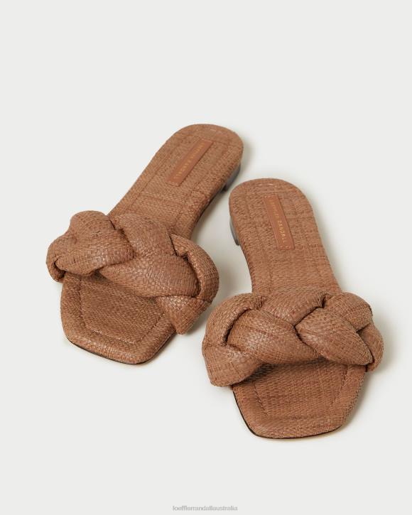 Shoes Brown Loeffler Randall 044J111 Women Joanna Braided Sandal