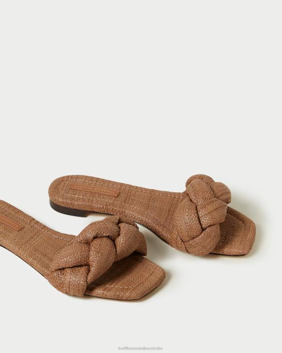 Shoes Brown Loeffler Randall 044J111 Women Joanna Braided Sandal