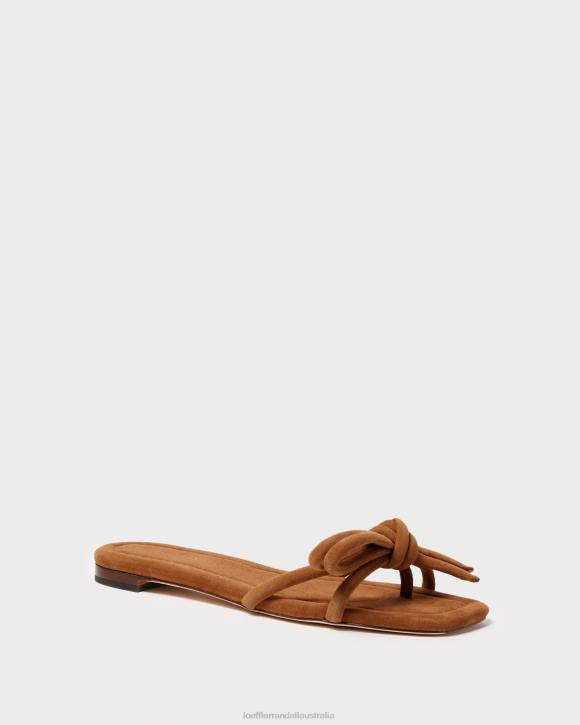 Shoes Cacao Loeffler Randall 044J105 Women Hadley Bow Sandal