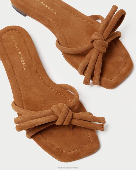 Shoes Cacao Loeffler Randall 044J105 Women Hadley Bow Sandal