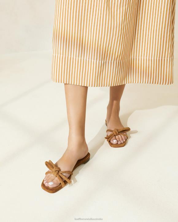 Shoes Cacao Loeffler Randall 044J105 Women Hadley Bow Sandal