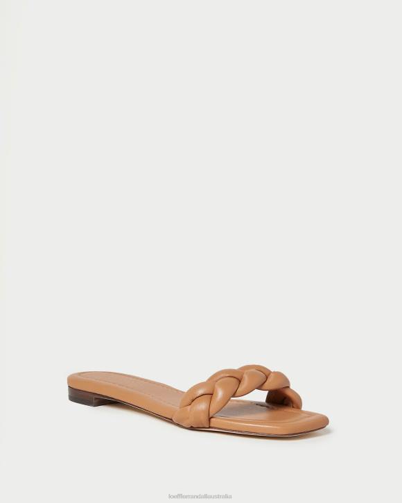 Shoes Dark Sand Loeffler Randall 044J107 Women Jackson Braided Sandal