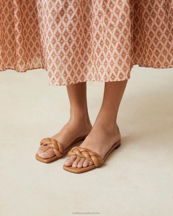 Shoes Dark Sand Loeffler Randall 044J107 Women Jackson Braided Sandal