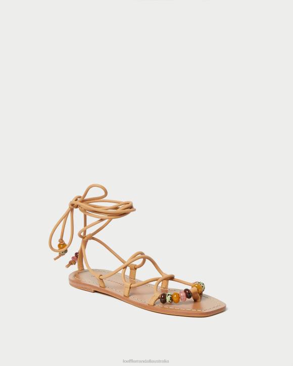 Shoes Honey Loeffler Randall 044J135 Women Colleen Knot Lace-Up Sandal