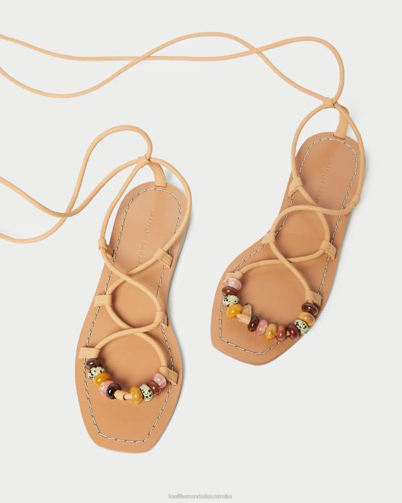 Shoes Honey Loeffler Randall 044J135 Women Colleen Knot Lace-Up Sandal