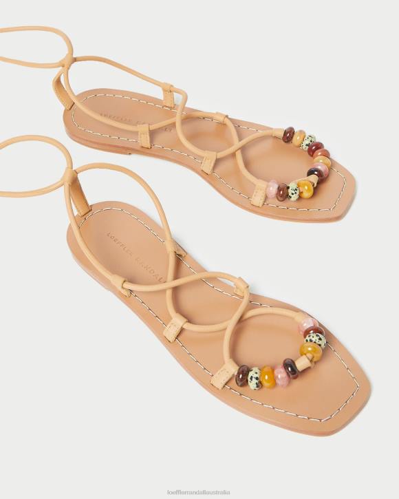 Shoes Honey Loeffler Randall 044J135 Women Colleen Knot Lace-Up Sandal