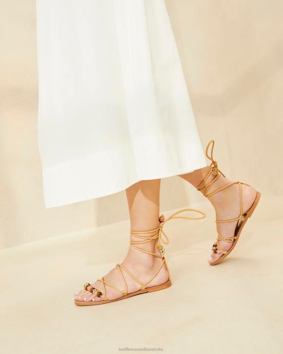 Shoes Honey Loeffler Randall 044J135 Women Colleen Knot Lace-Up Sandal