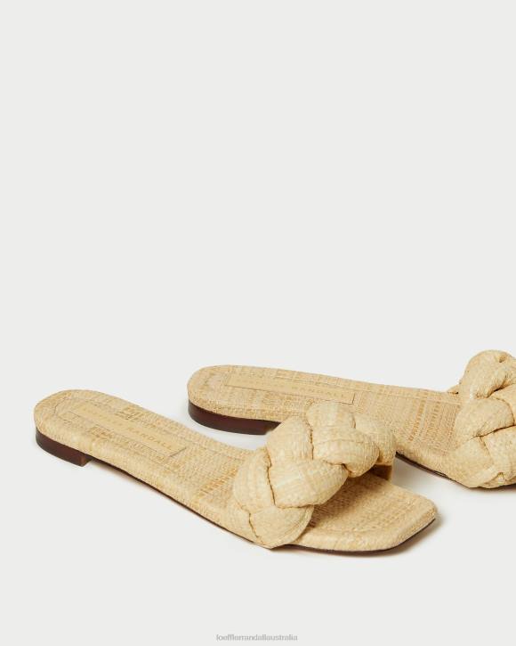 Shoes Natural Loeffler Randall 044J109 Women Joanna Braided Sandal