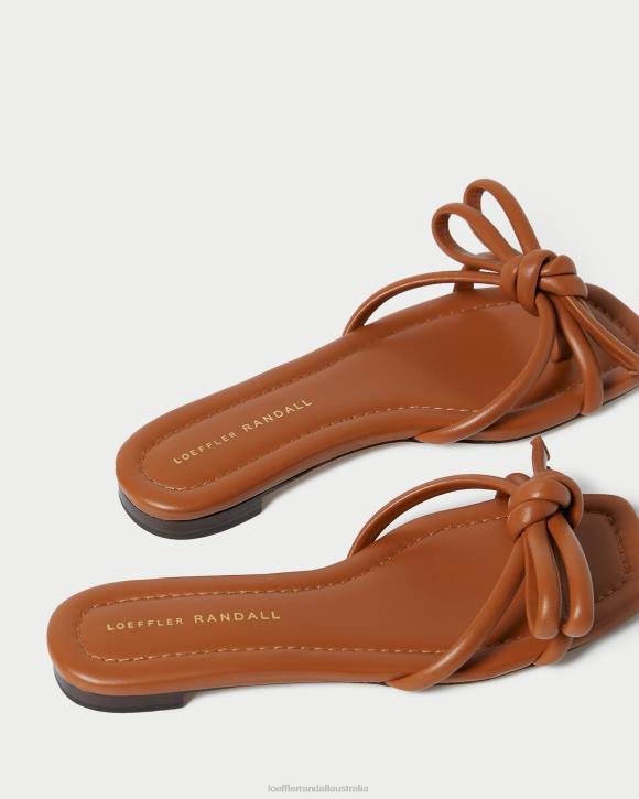 Shoes Timber Loeffler Randall 044J119 Women Hadley Brown Bow Sandal